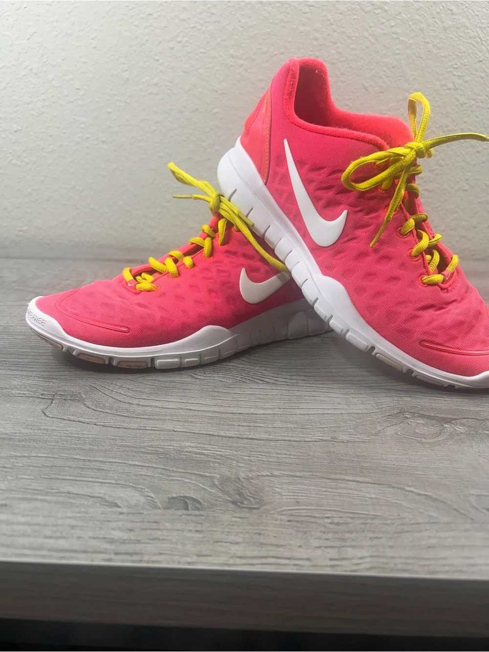 Nike Swift Women's Running Shoes - Pink/Yellow Size 8